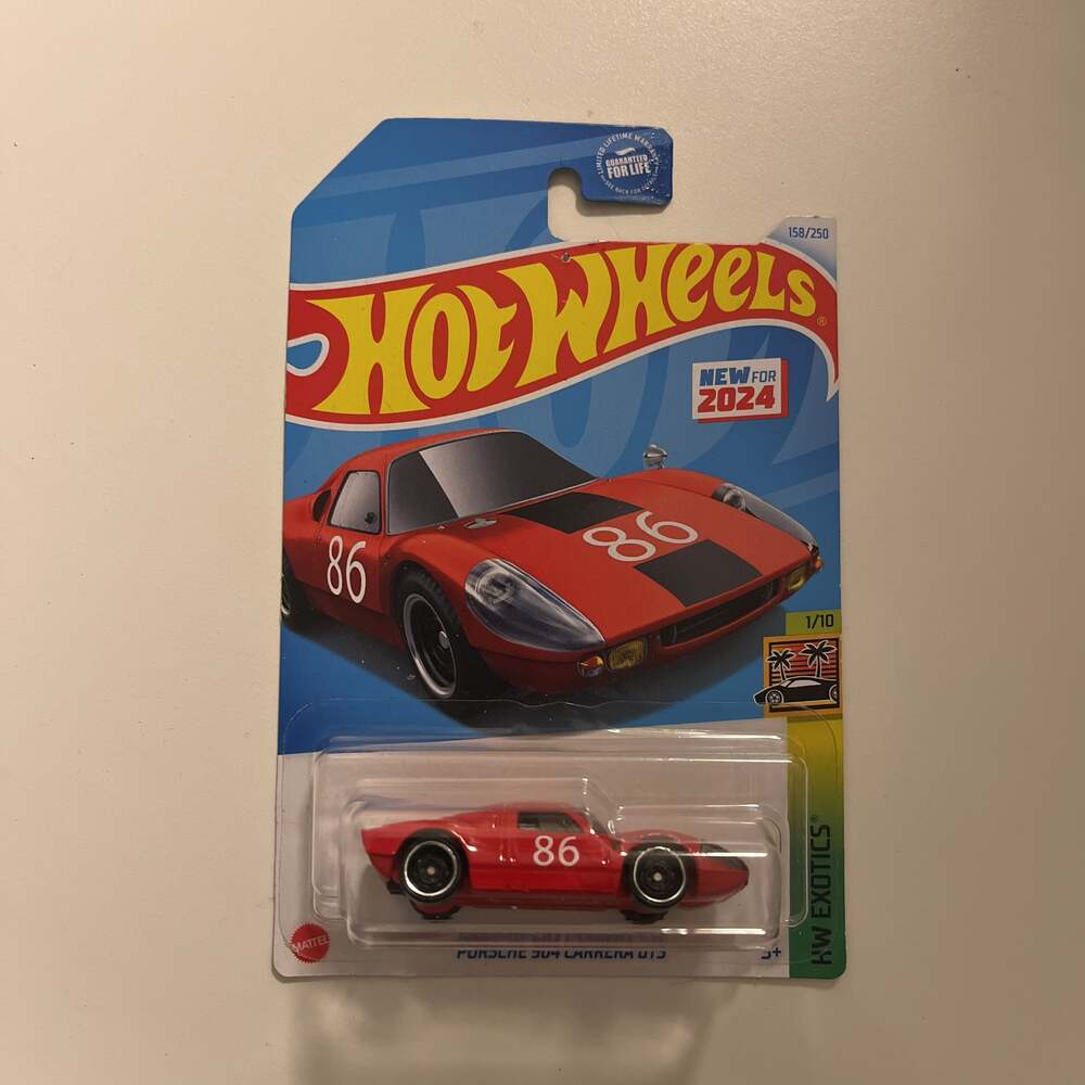 Hot Wheels Porsche 904 Carrera GTS Red HW Exotics Mainline 2024